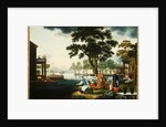 Summer: A Family Fishing by a Lake by Anonymous