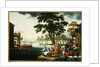 Summer: A Family Fishing by a Lake by Anonymous