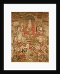 Chinese hanging scroll with Buddhas by Anonymous