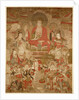 Chinese hanging scroll with Buddhas by Anonymous
