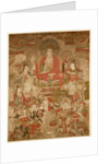 Chinese hanging scroll with Buddhas by Anonymous