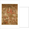 Chinese hanging scroll with Buddhas by Anonymous