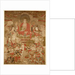 Chinese hanging scroll with Buddhas by Anonymous