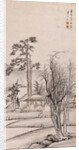 Thatched House under Tall Pine Trees by Li Shida