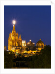 Evening Lights Parroquia Archangel Church San Miguel de Allende, Mexico by Anonymous