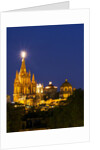 Evening Lights Parroquia Archangel Church San Miguel de Allende, Mexico by Anonymous