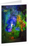 Multi Colored Lights in the Reed Flute Cave by Anonymous