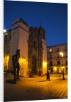 Night Lighting of the city of Guanajuato and the Statues of the main Jardin by Anonymous