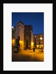 Night Lighting of the city of Guanajuato and the Statues of the main Jardin by Anonymous