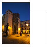 Night Lighting of the city of Guanajuato and the Statues of the main Jardin by Anonymous