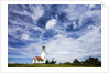 Cape Blanco Lighthouse on the Oregon Coastline with clouds by Anonymous