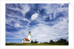 Cape Blanco Lighthouse on the Oregon Coastline with clouds by Anonymous