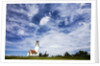 Cape Blanco Lighthouse on the Oregon Coastline with clouds by Anonymous