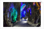 Multi Colored Lights in the Reed Flute Cave by Anonymous