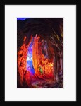 Multi Colored Lights in the Reed Flute Cave by Anonymous