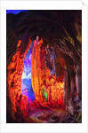 Multi Colored Lights in the Reed Flute Cave by Anonymous