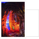 Multi Colored Lights in the Reed Flute Cave by Anonymous