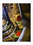Line up of new cowboy boots in Old Scottsdale by Anonymous