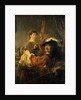 Rembrandt and Saskia in the Parable of the Prodigal Son by Rembrandt van Rijn
