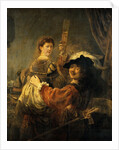 Rembrandt and Saskia in the Parable of the Prodigal Son by Rembrandt van Rijn