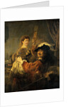 Rembrandt and Saskia in the Parable of the Prodigal Son by Rembrandt van Rijn