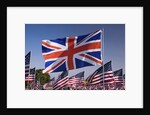 US and Union Jack Flag by Anonymous