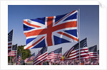 US and Union Jack Flag by Anonymous