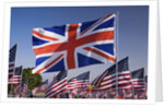US and Union Jack Flag by Anonymous