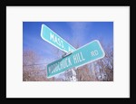 Mass Avenue Road Sign by Anonymous