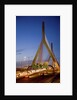 The Leonard P. Zakim Bunker Hill Bridge at dusk by Anonymous