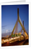 The Leonard P. Zakim Bunker Hill Bridge at dusk by Anonymous