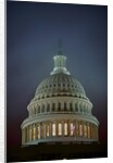 US Capitol in Fog by Anonymous