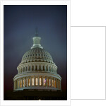 US Capitol in Fog by Anonymous