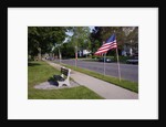 US Flag on Memorial Day, Concord, MA by Anonymous