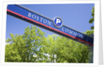 Boston Common Street Sign, Boston, MA by Anonymous