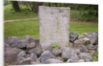 American Revolution stone marker by Anonymous
