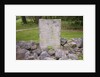 American Revolution stone marker by Anonymous