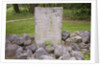 American Revolution stone marker by Anonymous