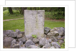 American Revolution stone marker by Anonymous