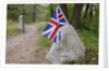 British Flag honoring losses during American Revolution by Anonymous