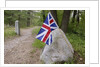 British Flag honoring losses during American Revolution by Anonymous