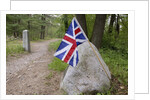 British Flag honoring losses during American Revolution by Anonymous