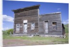 Deserted western town front by Anonymous