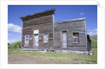 Deserted western town front by Anonymous