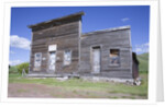 Deserted western town front by Anonymous