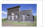Deserted western town front by Anonymous