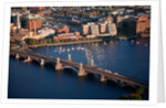 Sunrise Aerials of Boston, Cambridge and Charles River in New England by Anonymous