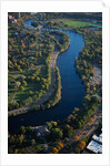 Sunrise Aerials of Charles River, Cambridge, Boston and New England by Anonymous