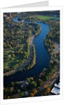 Sunrise Aerials of Charles River, Cambridge, Boston and New England by Anonymous