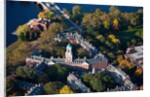 Sunrise Aerials of Eliot House Clock Tower, Harvard, New England by Anonymous